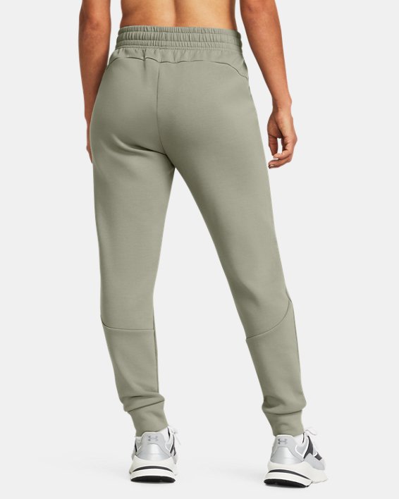 Women's UA Unstoppable Fleece Joggers in Green image number 1